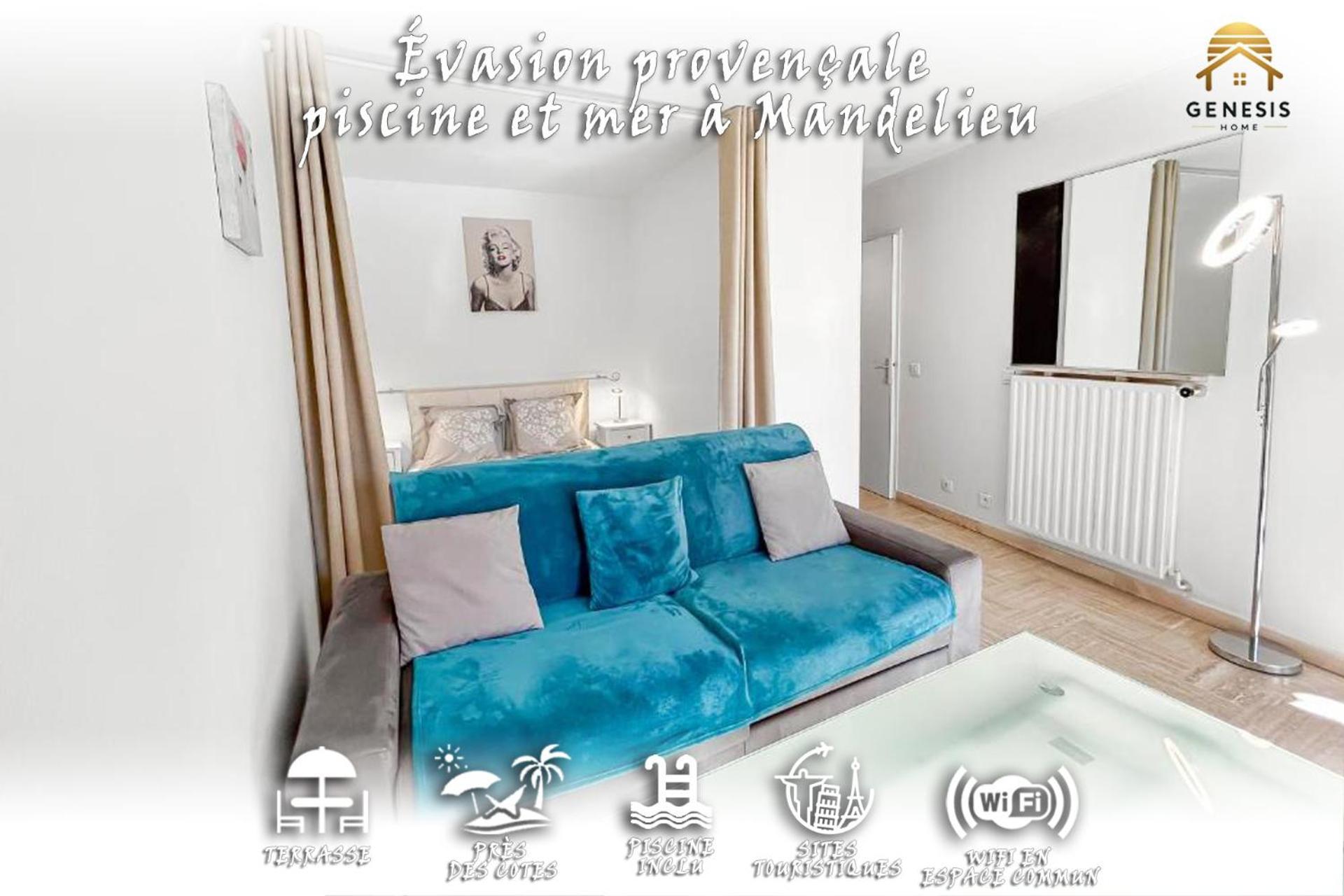 Evasion Provencale - Piscine Et Mer A Mandelieu Экстерьер фото