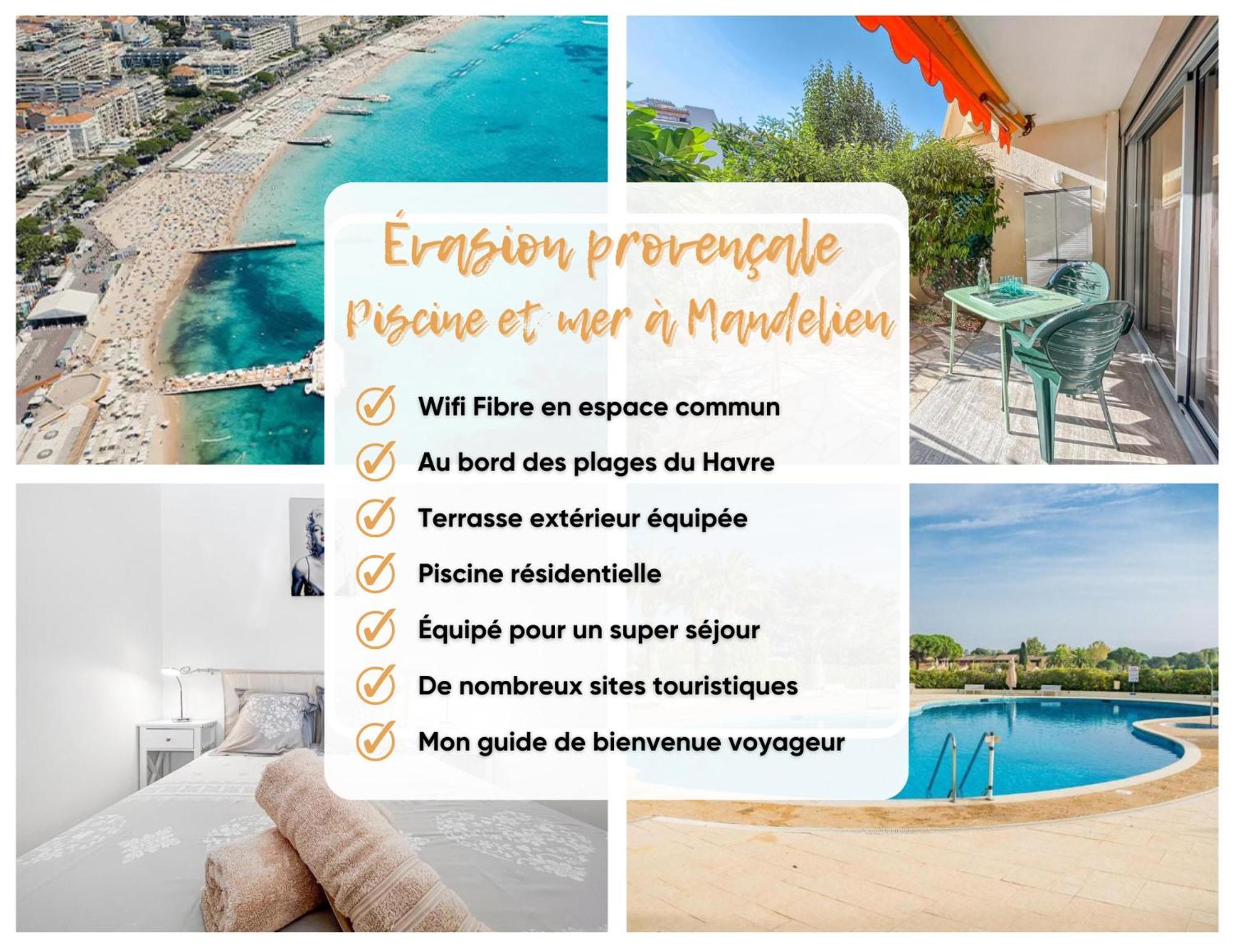 Evasion Provencale - Piscine Et Mer A Mandelieu Экстерьер фото